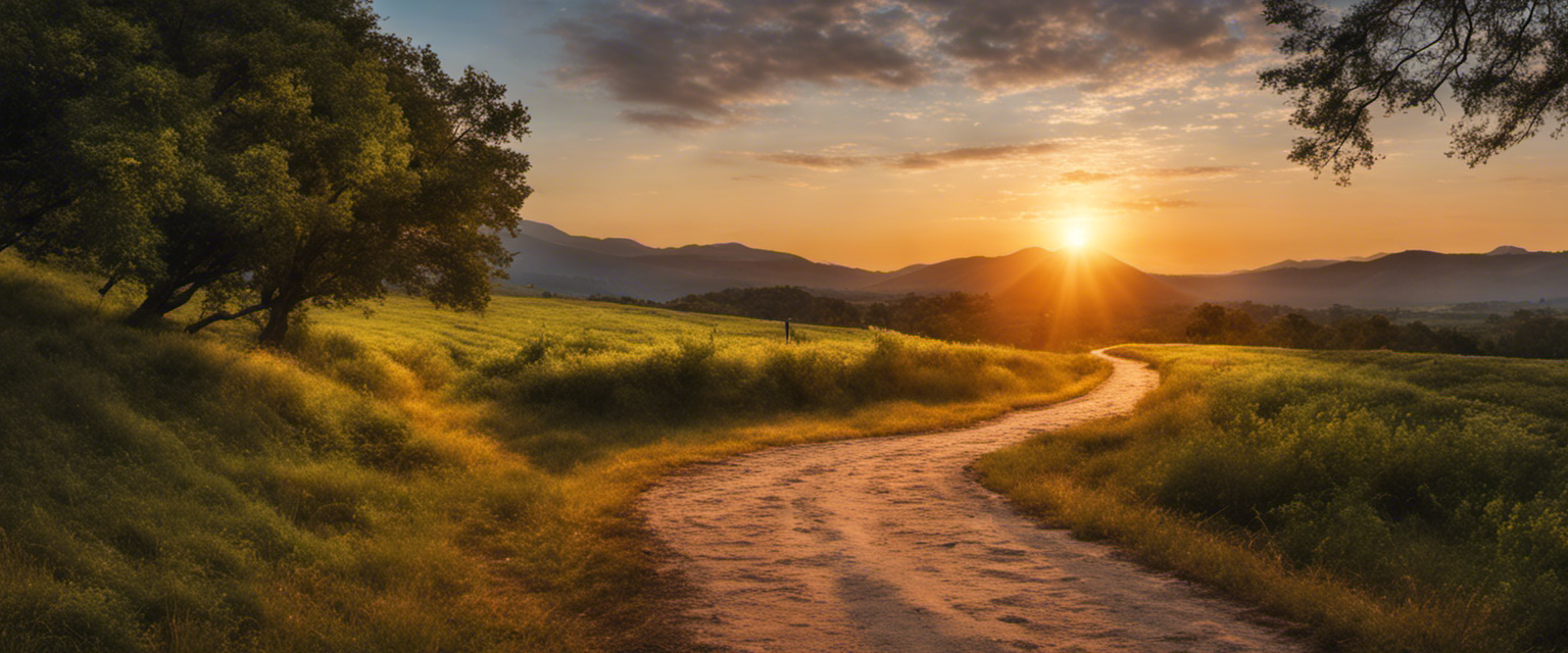 Lighted Path through Spiritual Journey