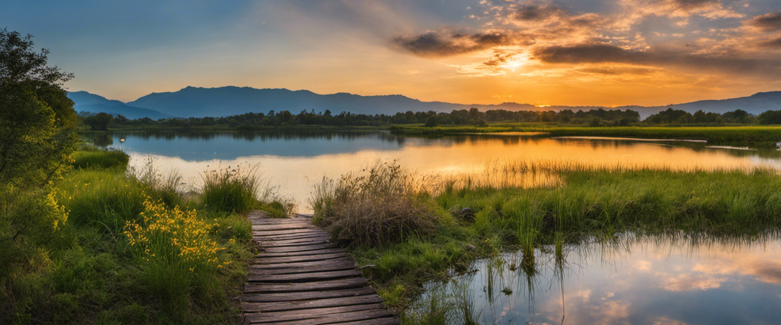 A serene scene depicting the tranquility and peace found in God's wisdom